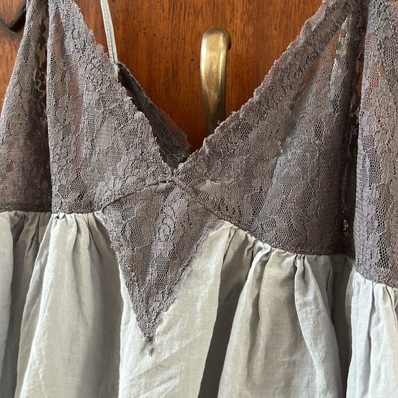 Free People Lace Crop Tank Top S - Picture 2 of 5